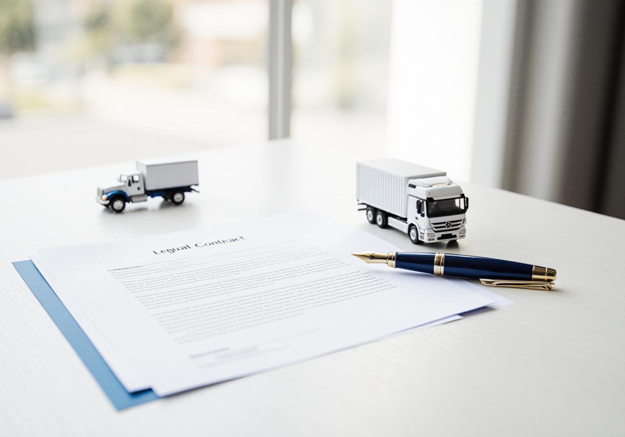 Legal documents representing transportation terms and conditions