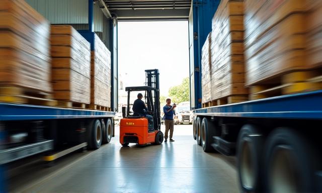 Cross docking logistics operations