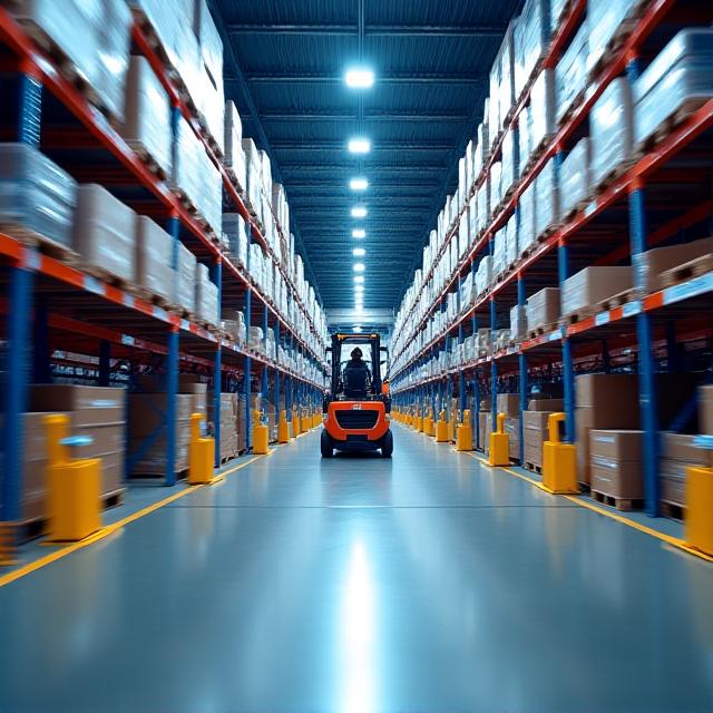 Advanced automated warehouse facility